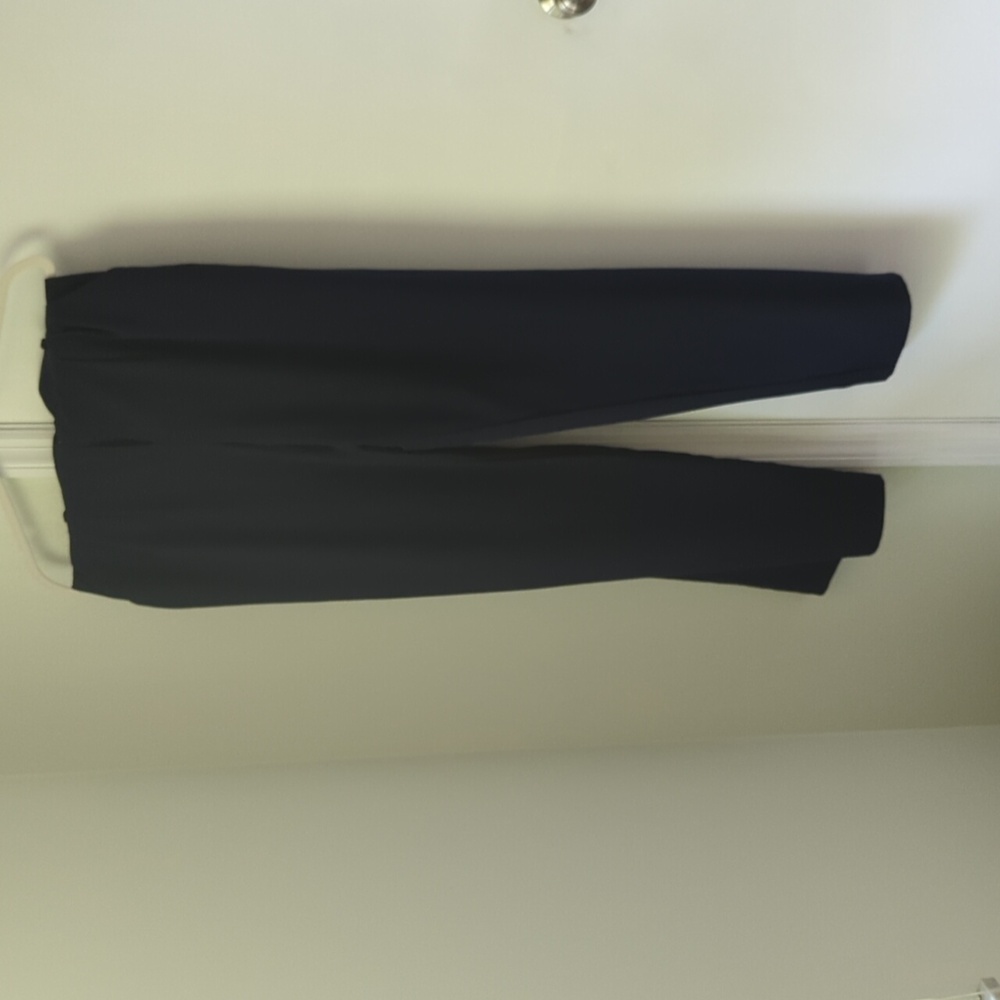 Wide leg navy blue pants size medium